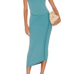 The Line by K Teal Skirt